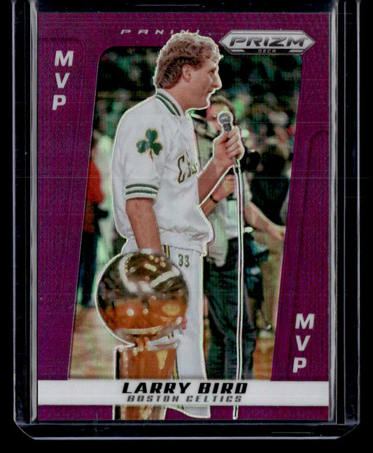 2024-25 Panini Prizm Deca #296 Larry Bird Purple #/99