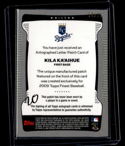 2009 Finest #159 Kila Ka'aihue Refractors #/75