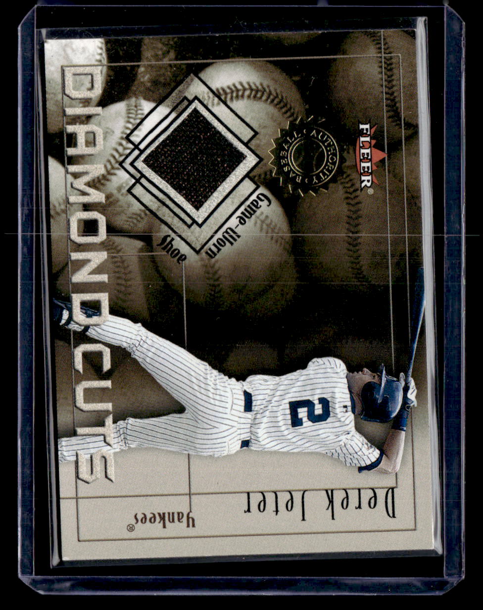 2001 Fleer Authority #NNO Derek Jeter Diamond Cuts Memorabilia