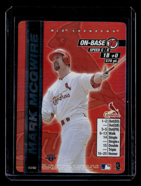 2000 MLB Showdown Unlimited #412 Mark McGwire