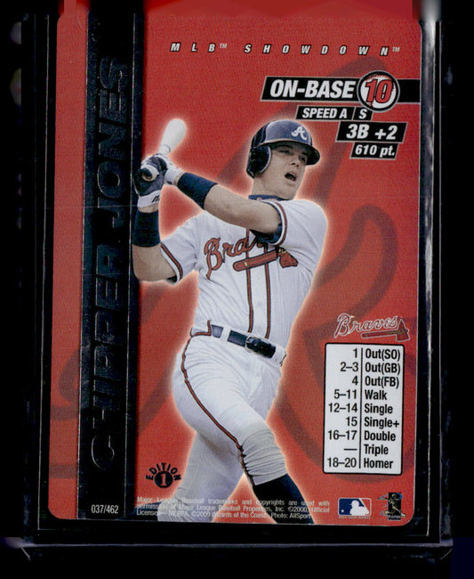 2000 MLB Showdown 1st Edition #037 Chipper Jones