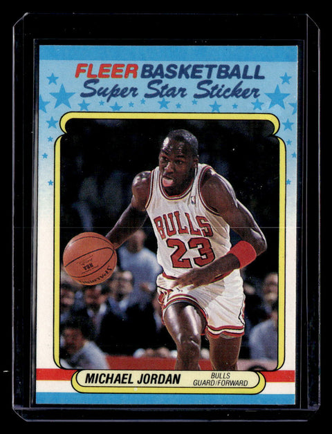 1988-89 Fleer #7 Michael Jordan Stickers