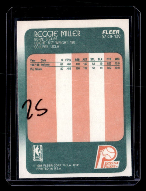 1988-89 Fleer #57 Reggie Miller