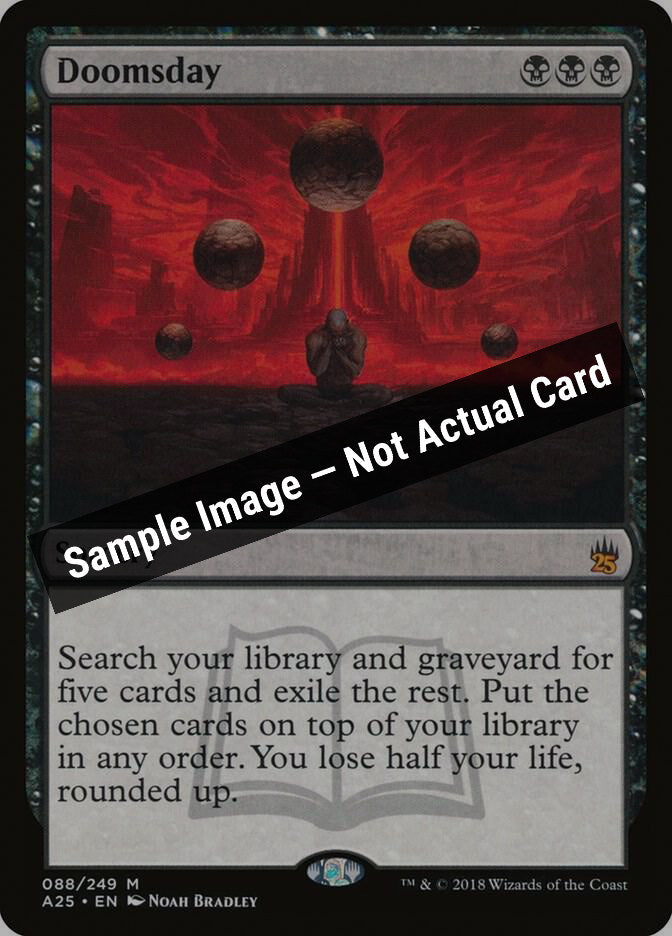 Magic,Masters 25,Doomsday - 88,Normal,Near Mint — Sample Image, Not Actual Card