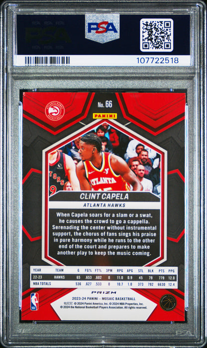2023 Panini Mosaic #66 Clint Capela Genesis PSA 10 107722518