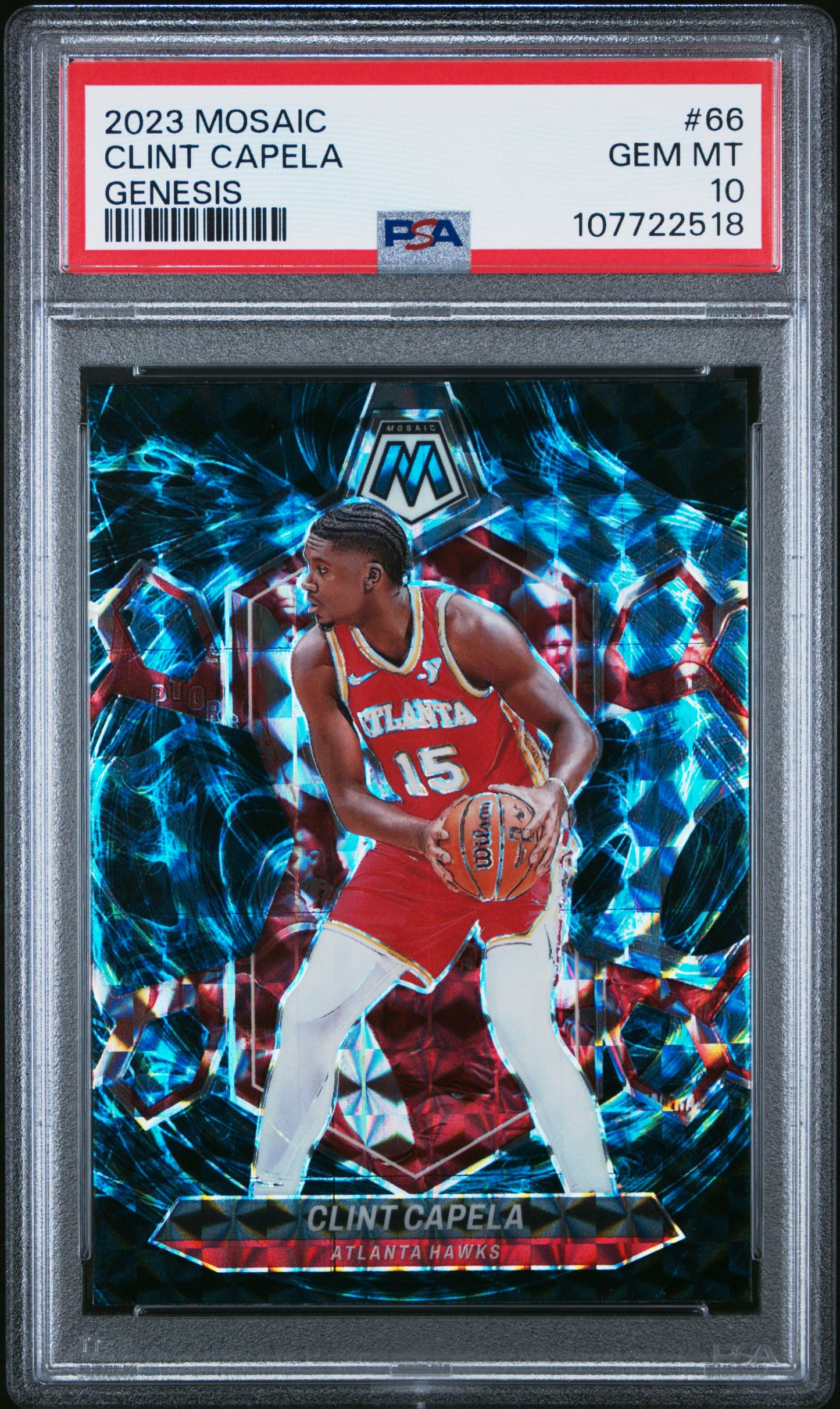 2023 Panini Mosaic #66 Clint Capela Genesis PSA 10 107722518