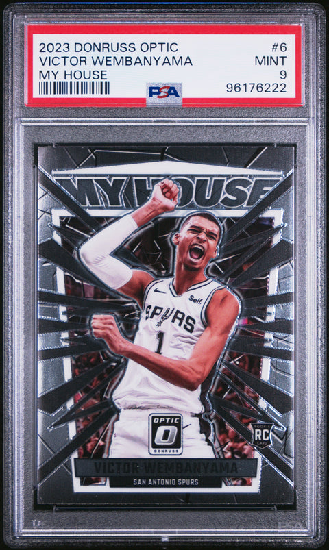 2023 Panini Donruss Optic My House #6 Victor Wembanyama PSA 9 96176222