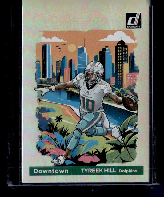 2024 Donruss #3 Tyreek Hill Downtown