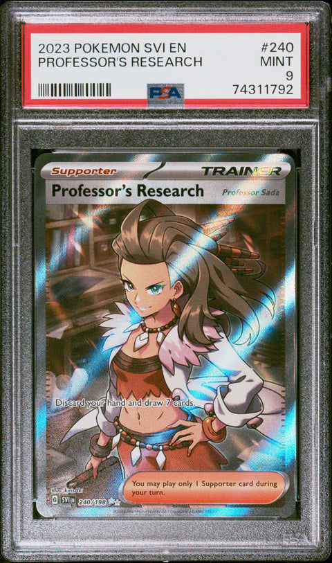 2023 Pokemon Svi En-Scarlet & Violet Professor'S Research #240 PSA 9