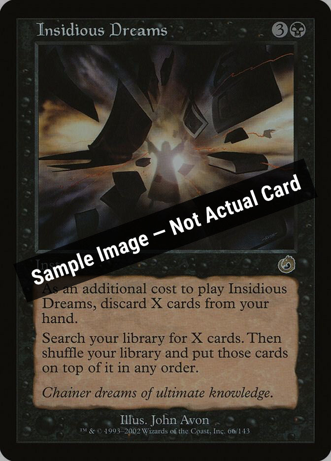 Magic,Torment,Insidious Dreams - 66,Normal,Lightly Played — Sample Image, Not Actual Card