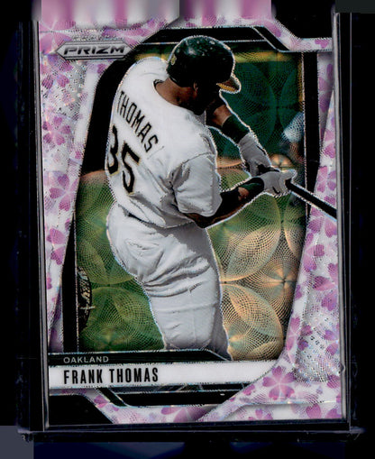 2025 Panini Prizm #218 Frank Thomas Cherry Blossom Prizms #/20