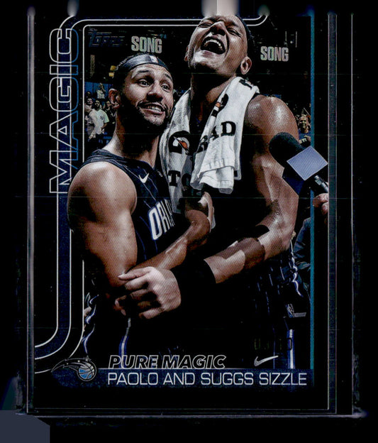 2025-26 Topps #271 Pure Magic, Paolo and Suggs Sizzle