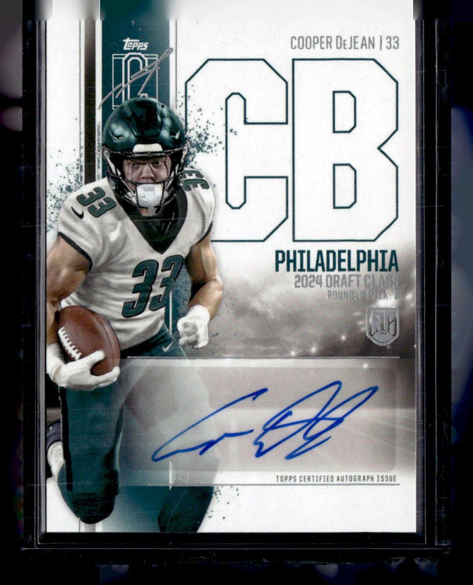 2024 Topps Signature Class #RCA-CD Cooper DeJean Rookie Class Auto Variation