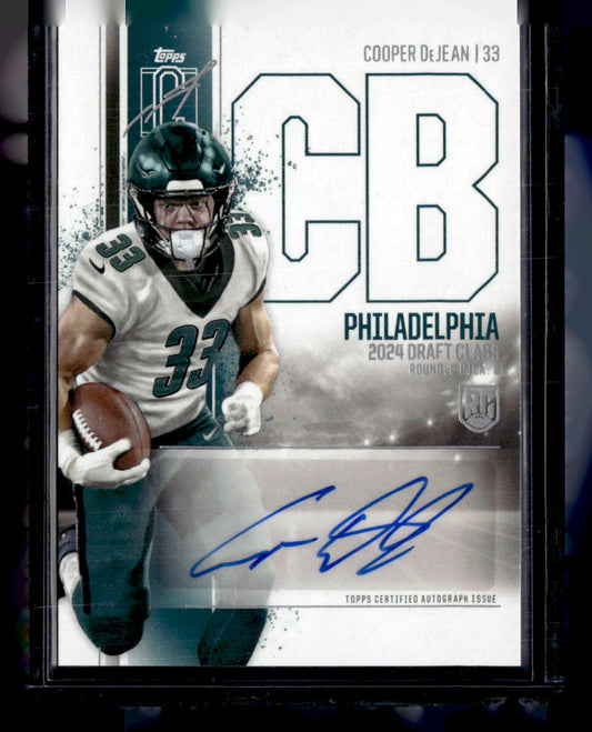 2024 Topps Signature Class #RCA-CD Cooper DeJean Rookie Class Auto Variation