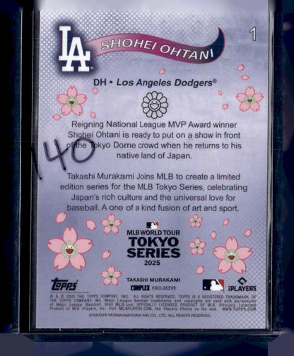 2025 Topps MLB World Tour Tokyo Series Takashi Murakami #1 Shohei Ohtani