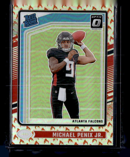 2024 Donruss Optic #279 Michael Penix Jr. Fire