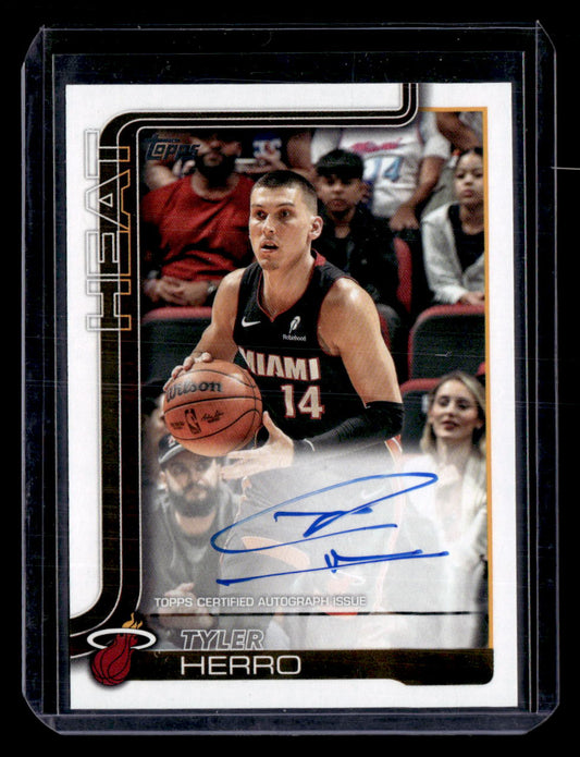 2025-26 Topps #TFRA-TH Tyler Herro Flagship Real One Autographs