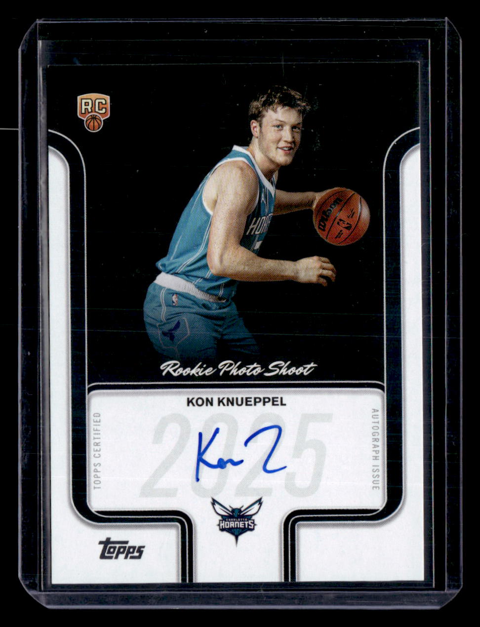 2025-26 Topps #RP-KK Kon Knueppel Rookie Photo Shoot Autographs