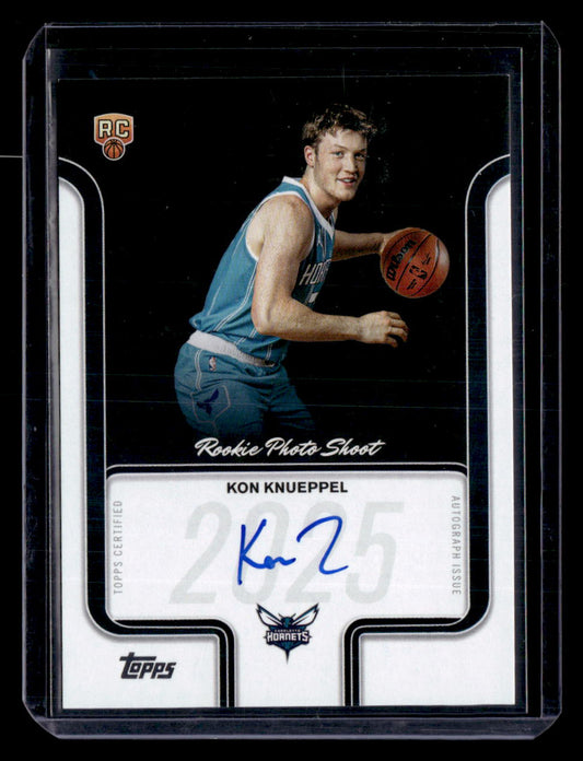 2025-26 Topps #RP-KK Kon Knueppel Rookie Photo Shoot Autographs