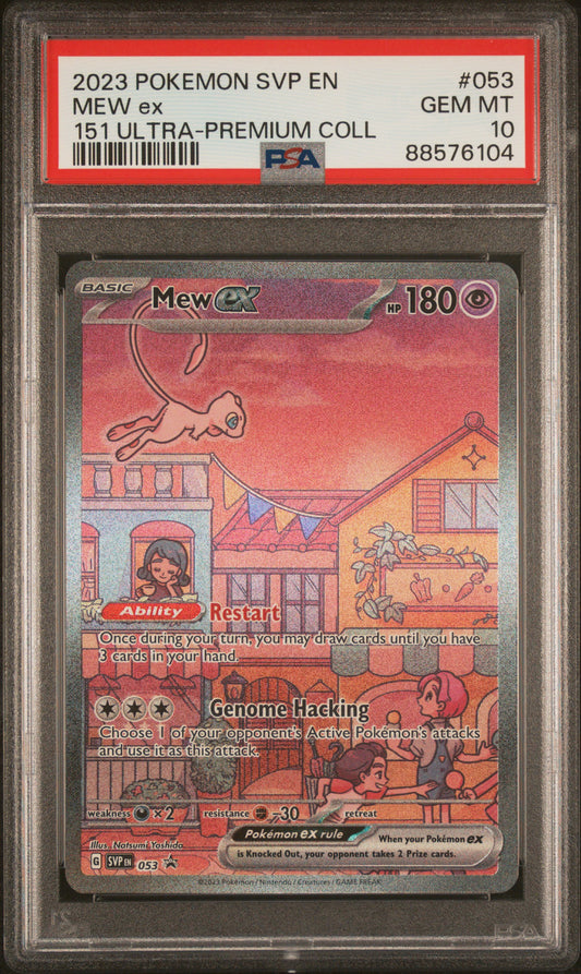 2023 Pokemon Svp En-Sv Black Star Promo Mew Ex #053 PSA 10