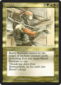 MTG Legends Bartel Runeaxe