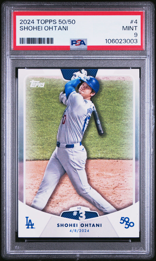 2024 Topps 50/50 Shohei Ohtani #4 Shohei Ohtani PSA 9 106023003