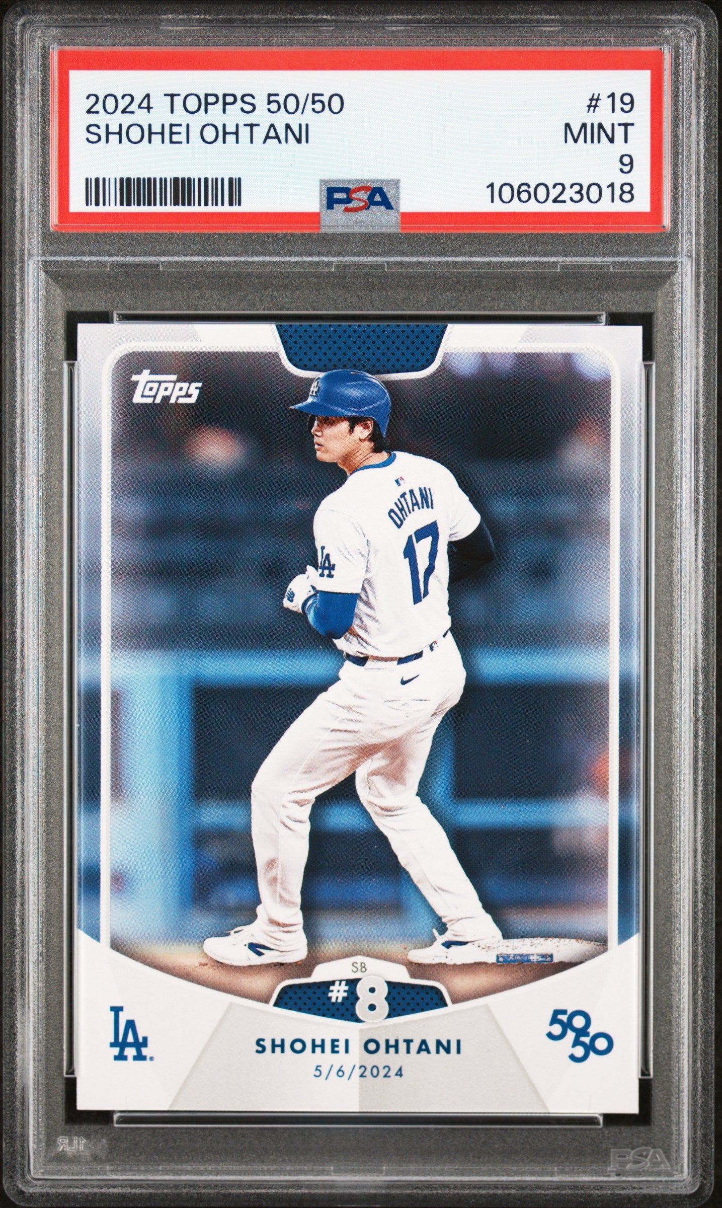 2024 Topps 50/50 Shohei Ohtani #19 Shohei Ohtani PSA 9 106023018