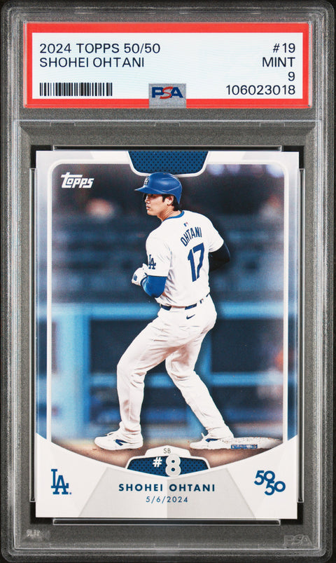 2024 Topps 50/50 Shohei Ohtani #19 Shohei Ohtani PSA 9 106023018