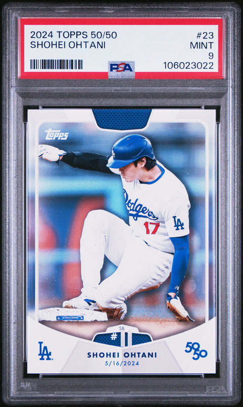 2024 Topps 50/50 Shohei Ohtani #23 Shohei Ohtani PSA 9 106023022