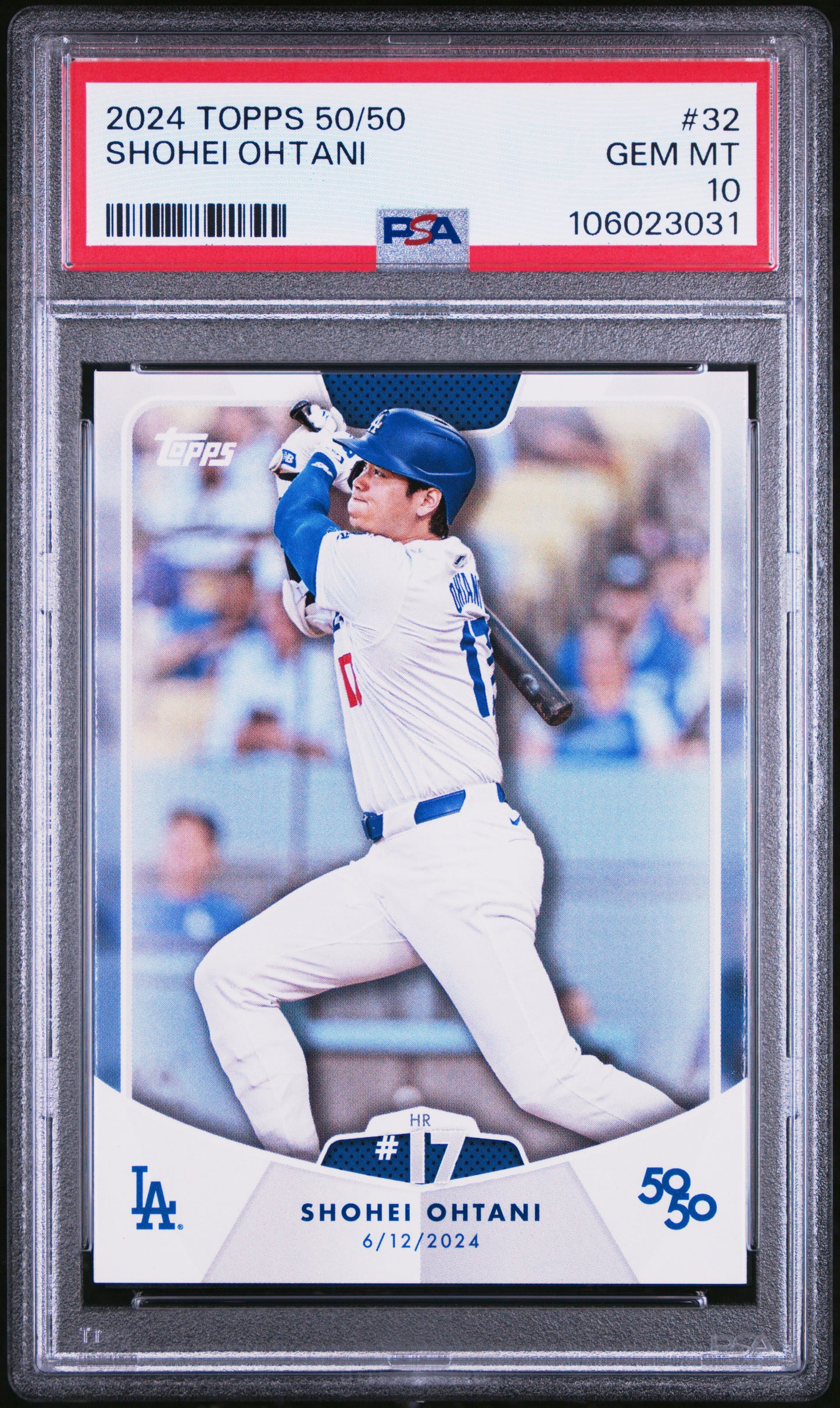 2024 Topps 50/50 Shohei Ohtani #32 Shohei Ohtani PSA 10 106023031