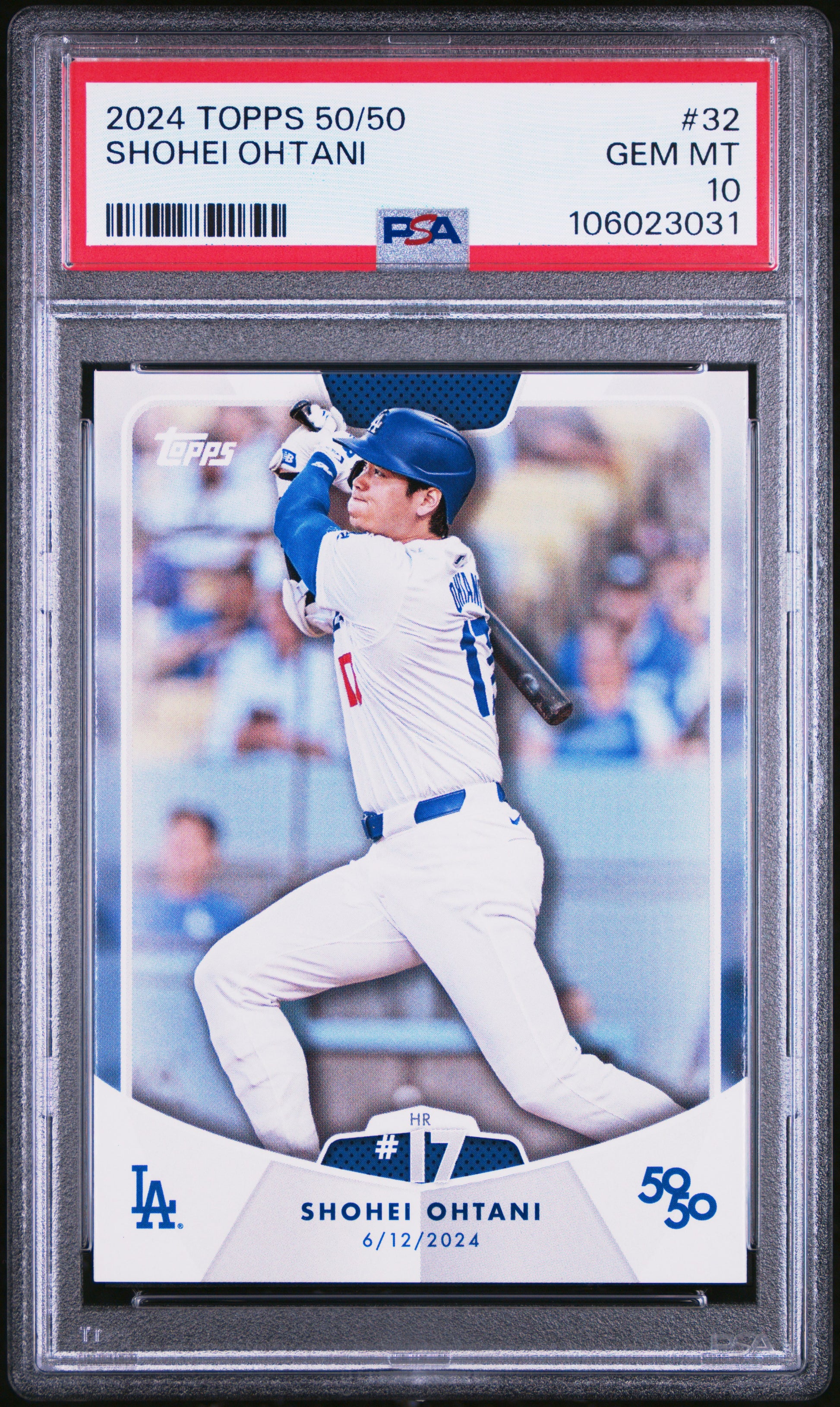 2024 Topps 50/50 Shohei Ohtani #32 Shohei Ohtani PSA 10 106023031