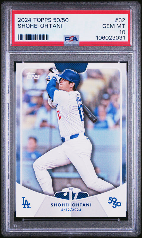 2024 Topps 50/50 Shohei Ohtani #32 Shohei Ohtani PSA 10 106023031