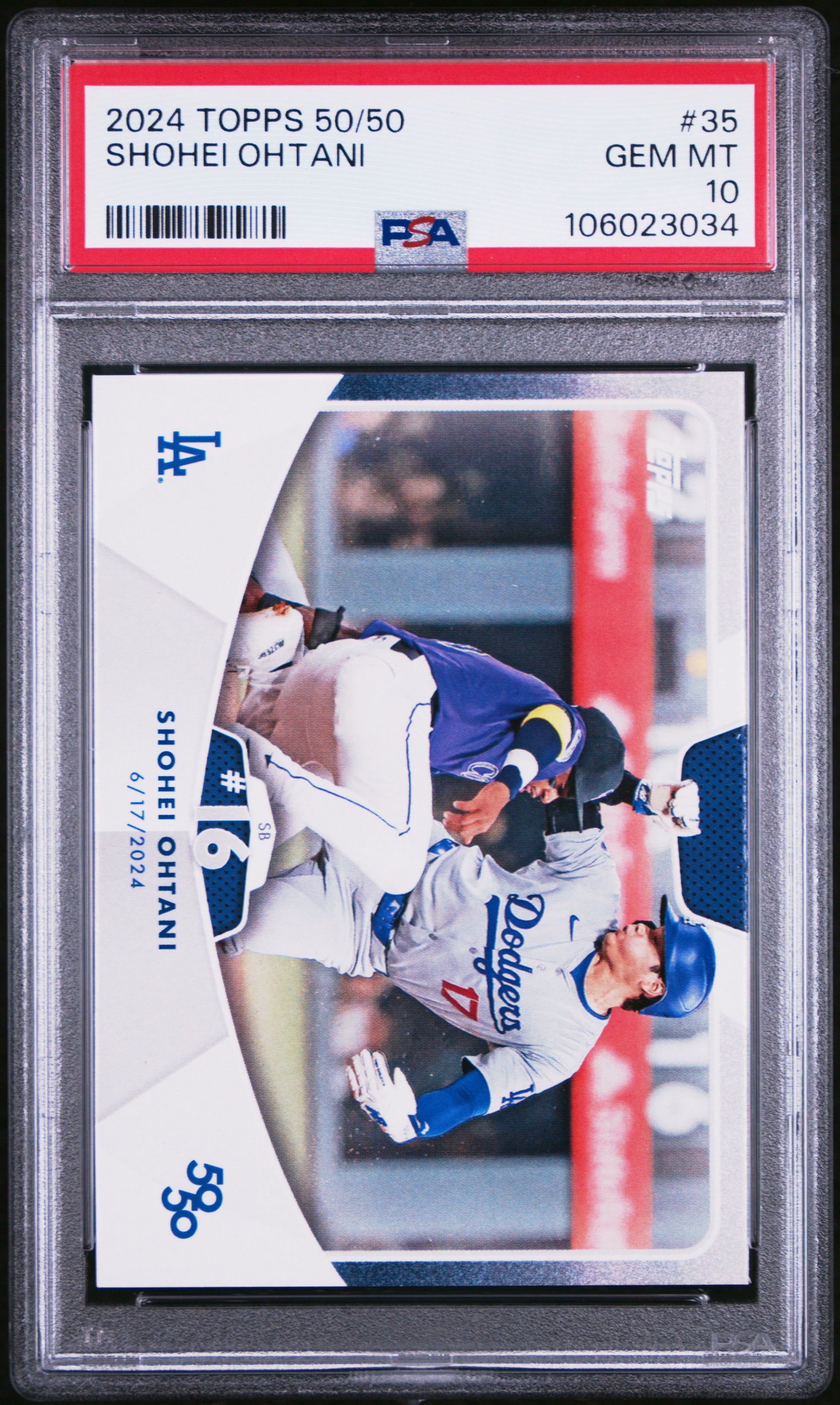 2024 Topps 50/50 Shohei Ohtani #35 Shohei Ohtani PSA 10 106023034