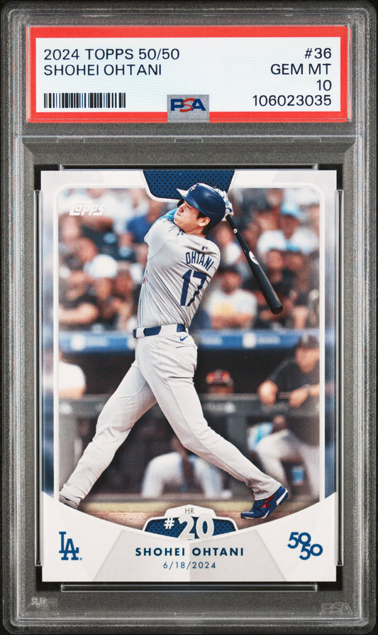 2024 Topps 50/50 Shohei Ohtani #36 Shohei Ohtani PSA 10 106023035