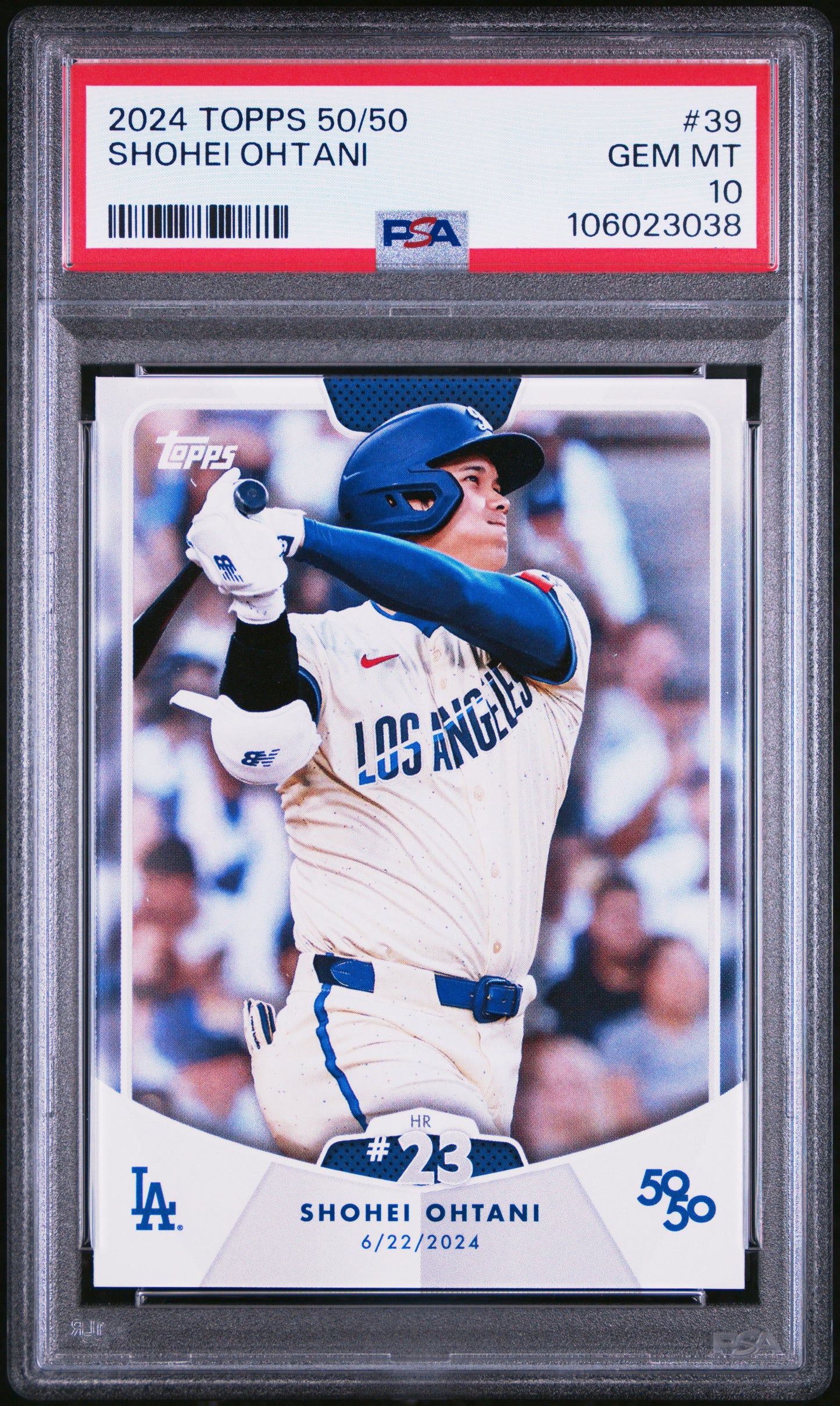 2024 Topps 50/50 Shohei Ohtani #39 Shohei Ohtani PSA 10 106023038