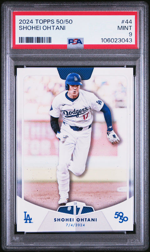 2024 Topps 50/50 Shohei Ohtani #44 Shohei Ohtani PSA 9 106023043