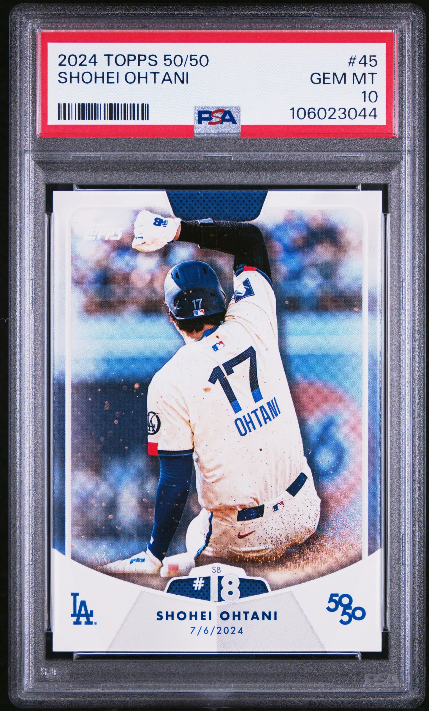 2024 Topps 50/50 Shohei Ohtani #45 Shohei Ohtani PSA 10 106023044