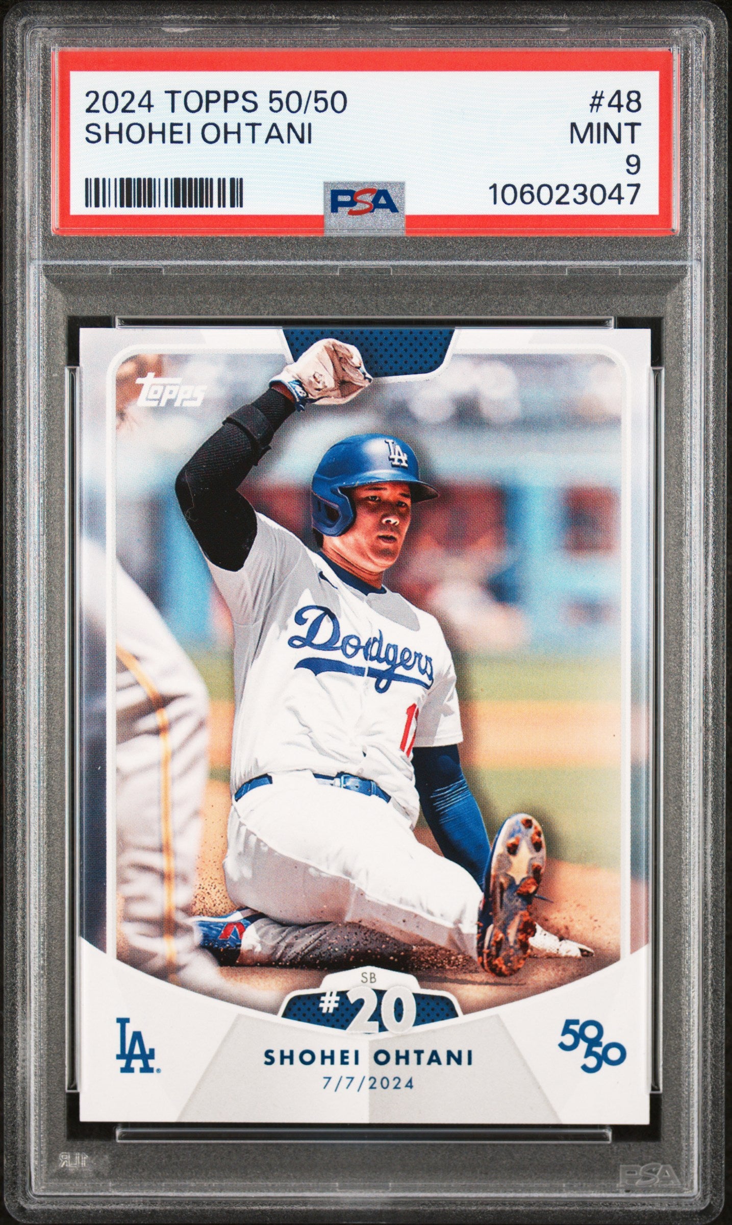2024 Topps 50/50 Shohei Ohtani #48 Shohei Ohtani PSA 9 106023047