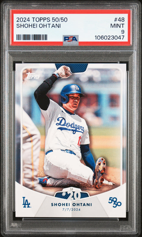 2024 Topps 50/50 Shohei Ohtani #48 Shohei Ohtani PSA 9 106023047