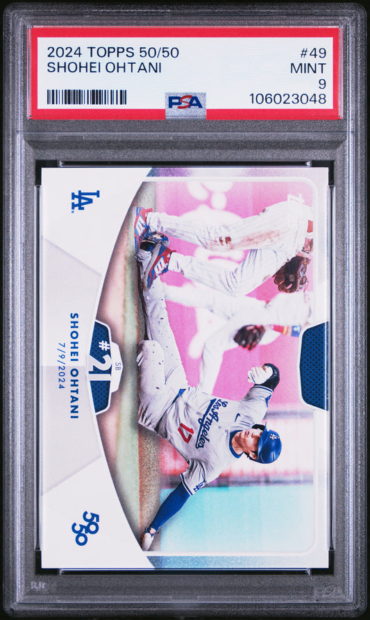 2024 Topps 50/50 Shohei Ohtani #49 Shohei Ohtani PSA 9 106023048