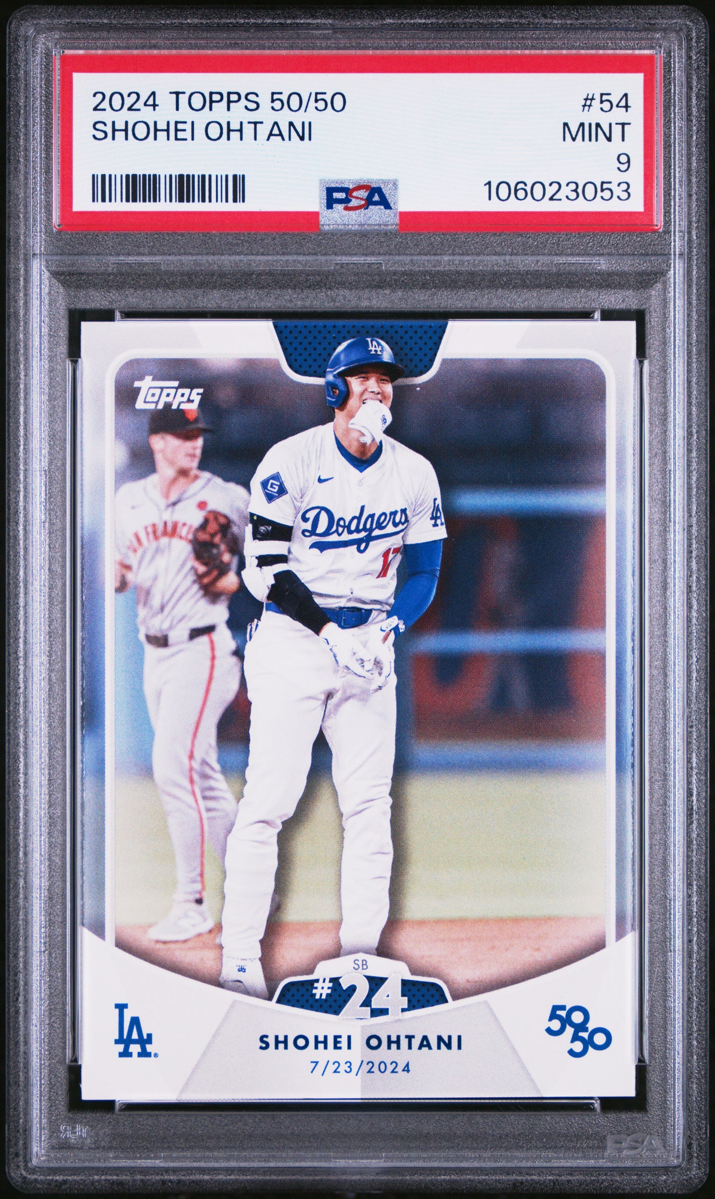 2024 Topps 50/50 Shohei Ohtani #54 Shohei Ohtani PSA 9 106023053