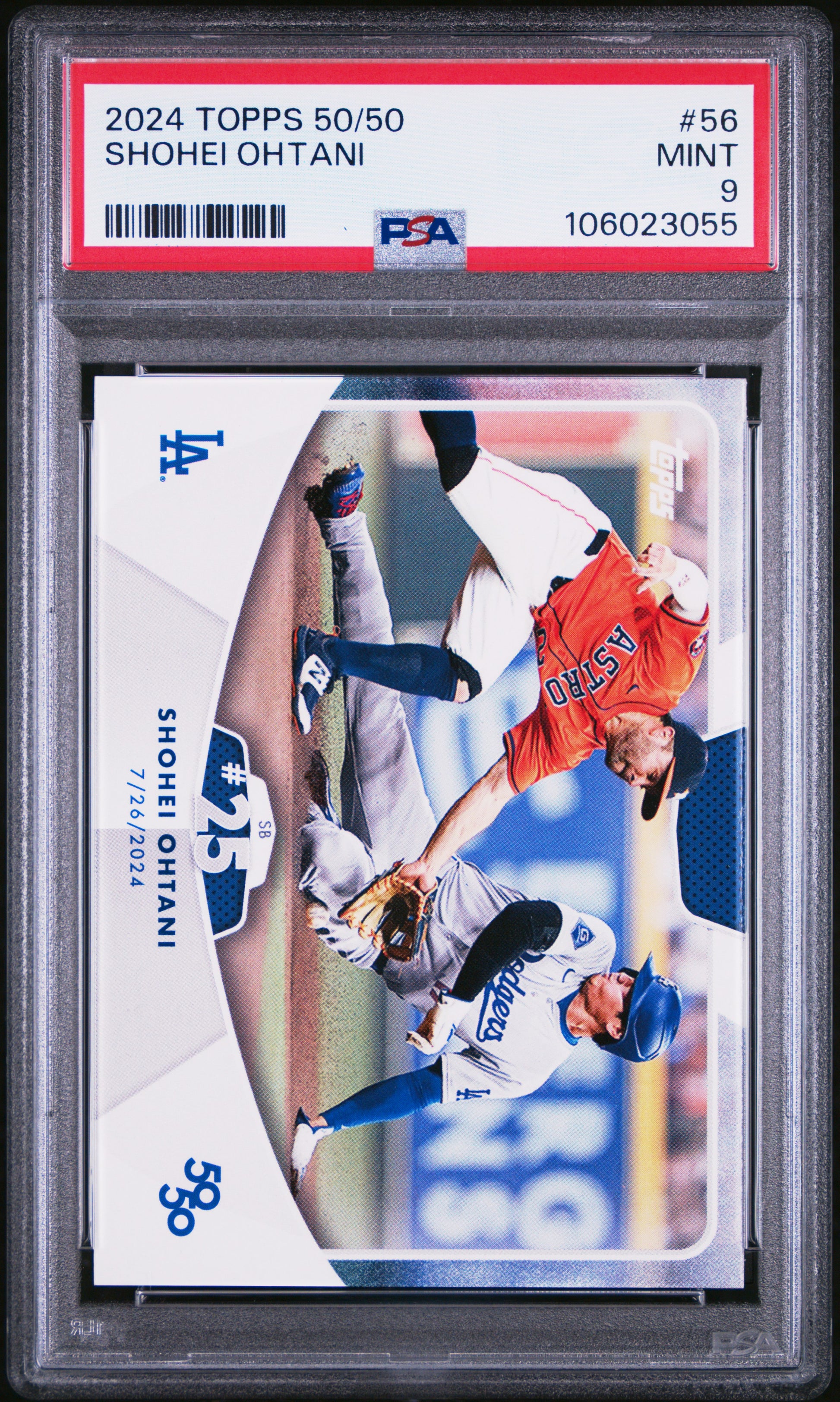 2024 Topps 50/50 Shohei Ohtani #56 Shohei Ohtani PSA 9 106023055