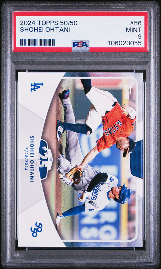 2024 Topps 50/50 Shohei Ohtani #56 Shohei Ohtani PSA 9 106023055