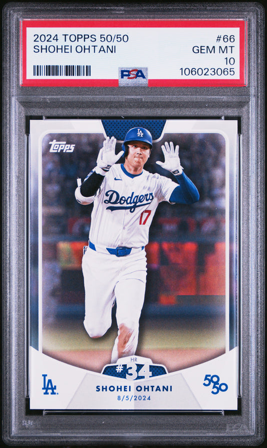 2024 Topps 50/50 Shohei Ohtani #66 Shohei Ohtani PSA 10 106023065