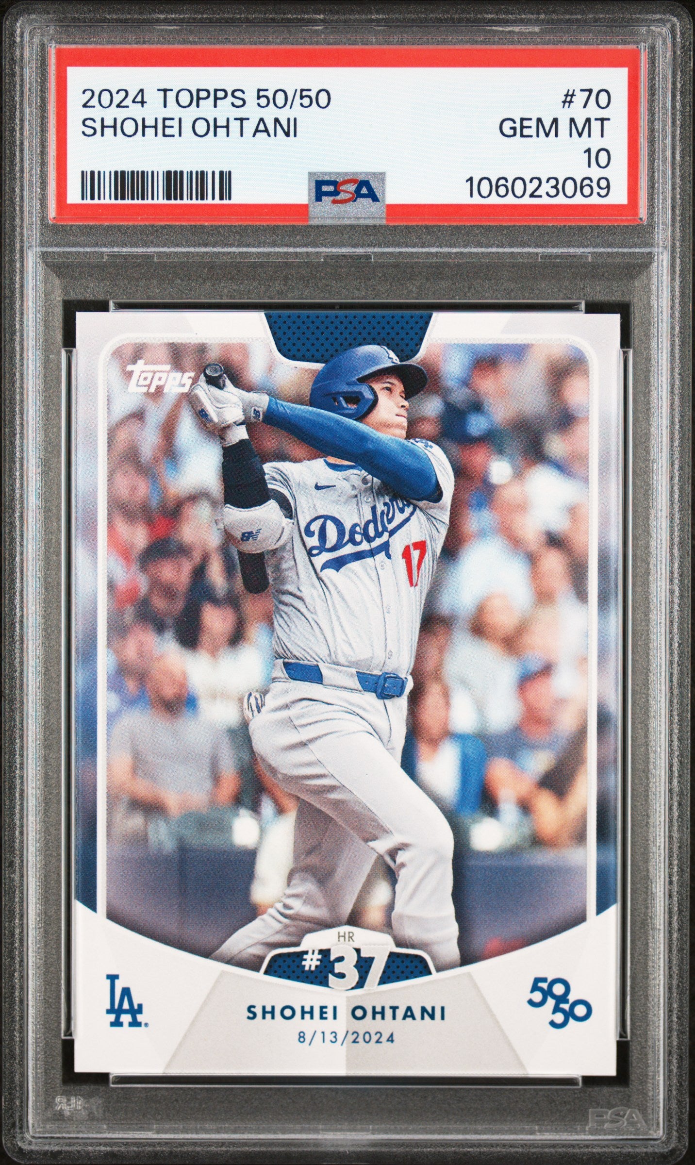 2024 Topps 50/50 Shohei Ohtani #70 Shohei Ohtani PSA 10 106023069