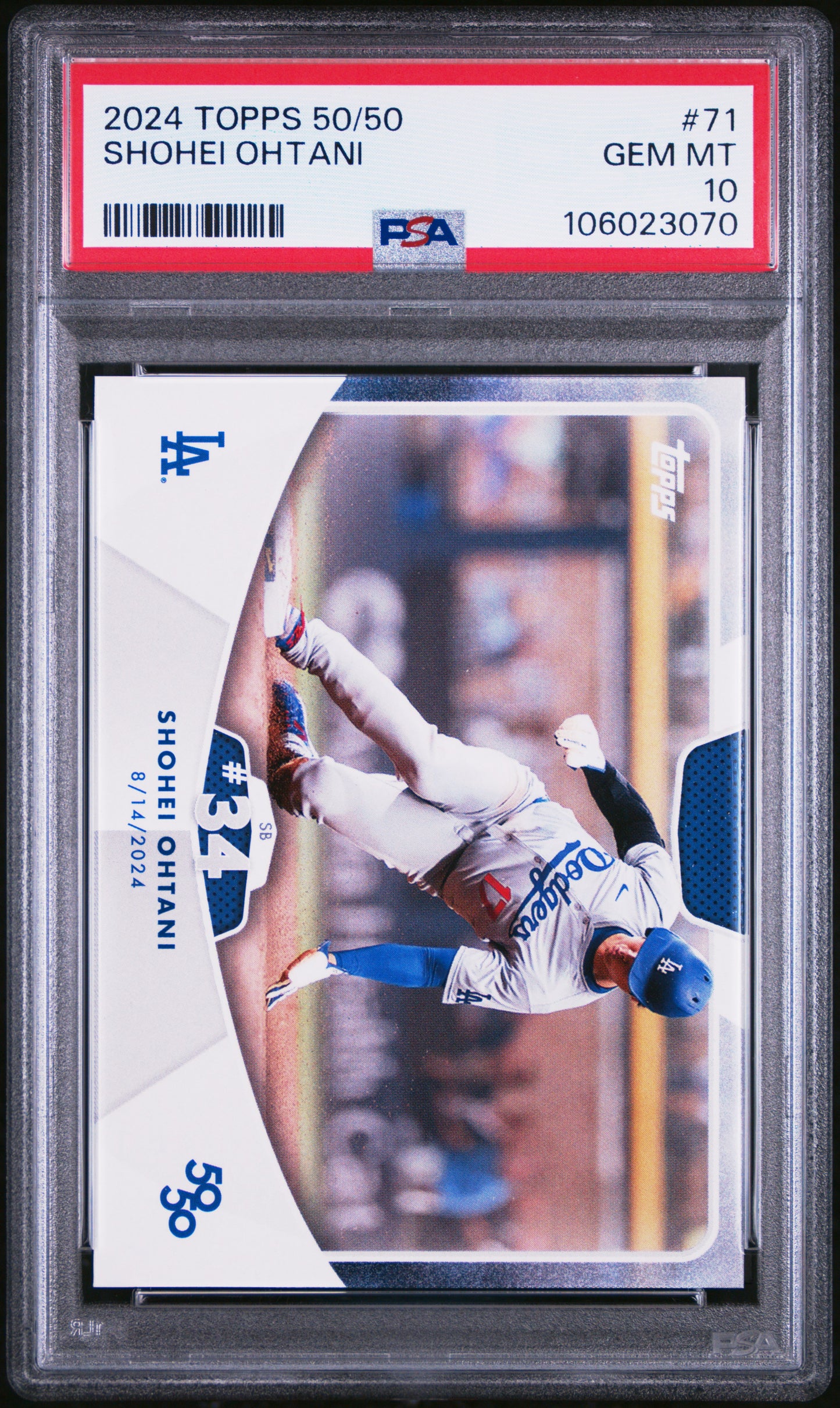 2024 Topps 50/50 Shohei Ohtani #71 Shohei Ohtani PSA 10 106023070