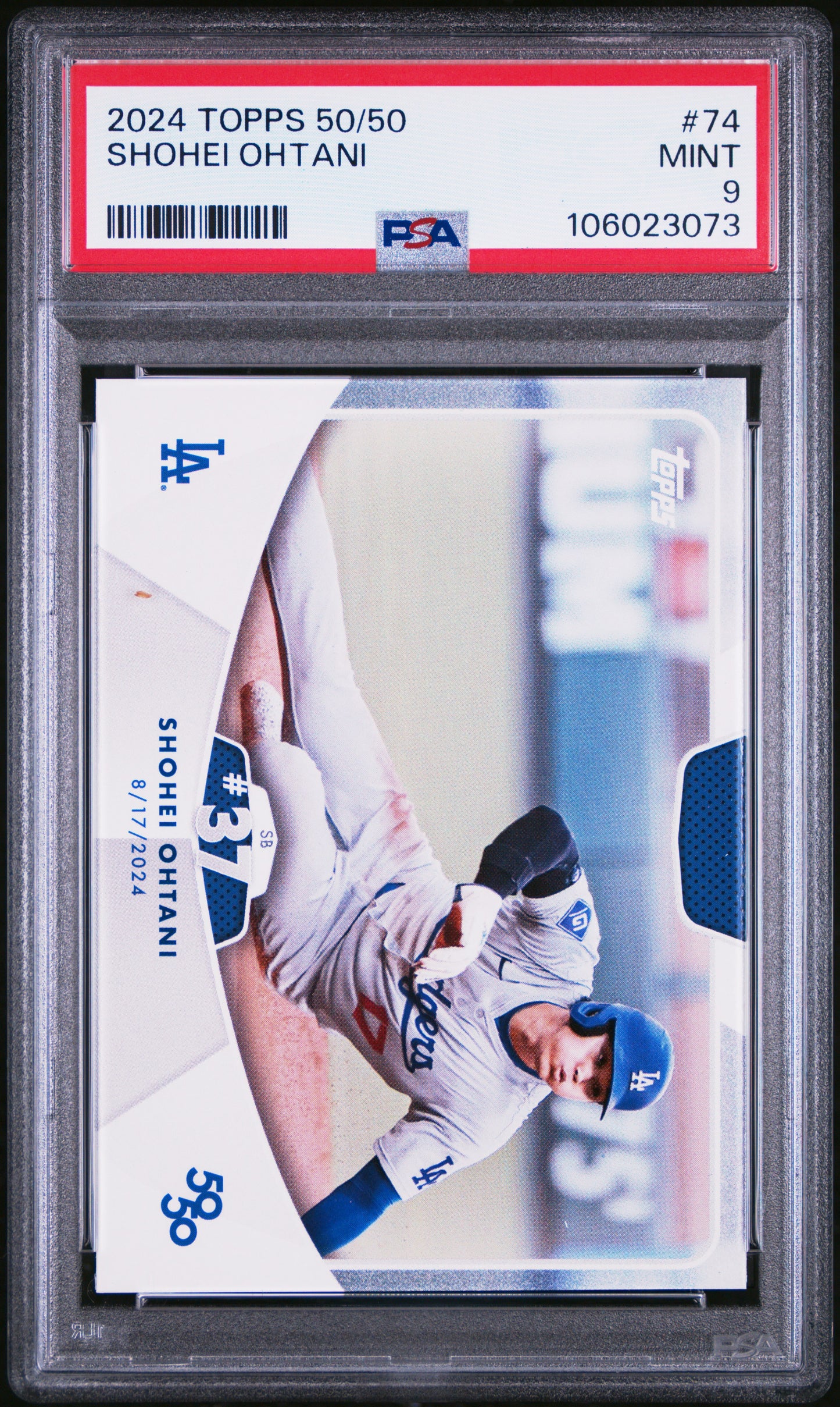 2024 Topps 50/50 Shohei Ohtani #74 Shohei Ohtani PSA 9 106023073