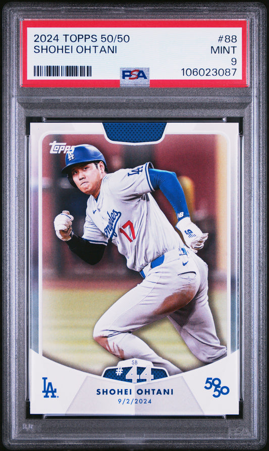 2024 Topps 50/50 Shohei Ohtani #88 Shohei Ohtani PSA 9 106023087