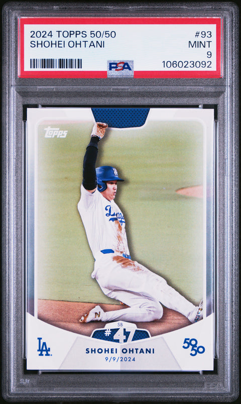 2024 Topps 50/50 Shohei Ohtani #93 Shohei Ohtani PSA 9 106023092
