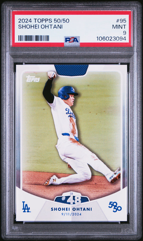 2024 Topps 50/50 Shohei Ohtani #95 Shohei Ohtani PSA 9 106023094